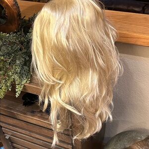 Blonde Women’s dress up Wig - Natural Light Blonde Hairpiece